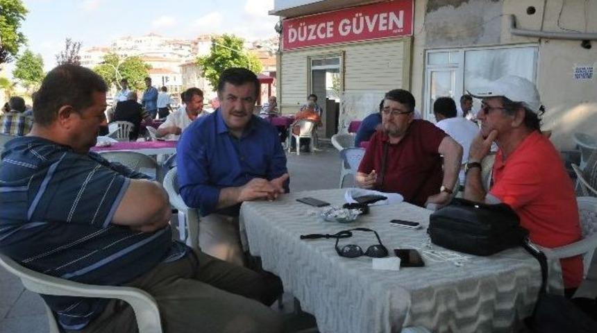 Ak Parti Milletvekili &Ccedil;akır Gazetecilerle Sohbet Etti
