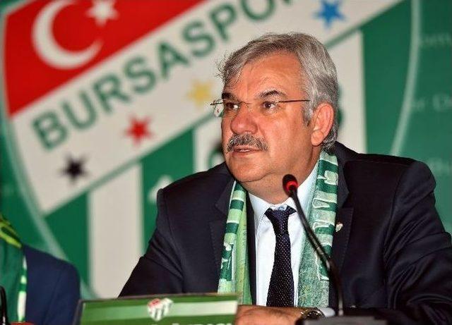 Recep Bölükbaşı Bursaspor’un Avrupa Kupalarına Katılmasını Değerlendirdi