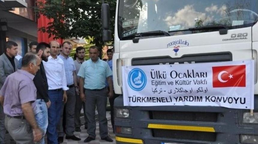 &Uuml;lk&uuml; Ocakları&rsquo;nın T&uuml;rkmeneli İ&ccedil;in Topladığı Yardımlar Yola &Ccedil;ıktı