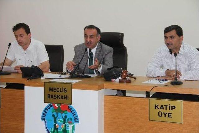 Giresun İl Genel Meclisi Tatil &Ouml;ncesi Son Toplantısını Yaptı 1