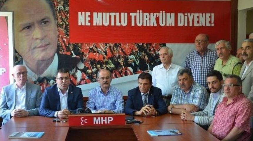 Eskişehir'de Chp&rsquo;den Mhp&rsquo;ye Cumhurbaşkanlığı Se&ccedil;imi Ziyareti