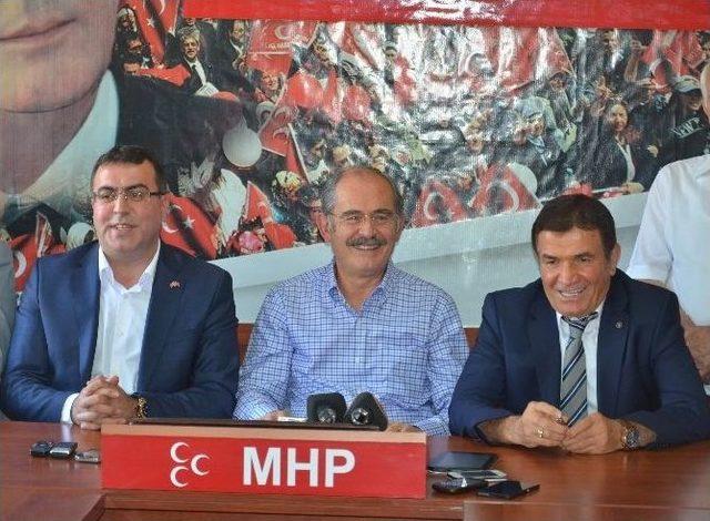 Eskişehir'de Chp’den Mhp’ye Cumhurbaşkanlığı Seçimi Ziyareti