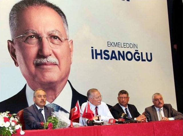 Cumhurbaşkanı Adayı İhsanoğlu: “yüzde 60 Oy Alacağız”