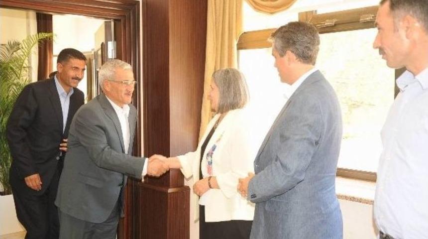 &Uuml;&ccedil;ocak Ve B&uuml;kardi Belediyeleri'nden B&uuml;y&uuml;kşehir Belediyesi'ne Ziyaret