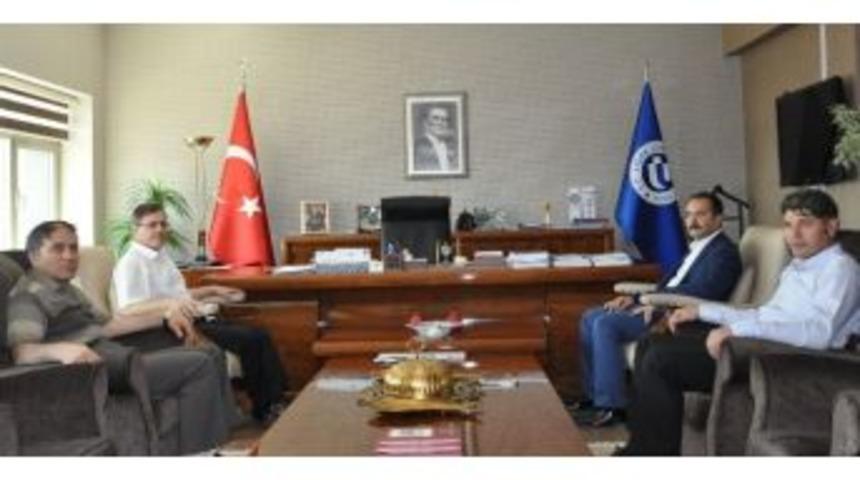 Belediye Başkanı Ve Rekt&ouml;r Gelişmeleri Değerlendirmek İ&ccedil;in Bir Araya Geldi