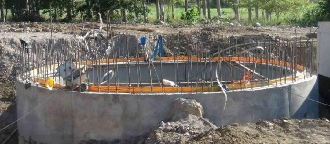 Arıtma Tesisi Hızla Y&uuml;kseliyor