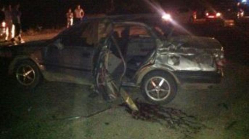 Silvan'da Trafik Kazası: 1 &Ouml;l&uuml;, 4 Yaralı