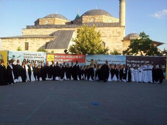 Manisalı Minik Semazenler Konya’da Büyüledi