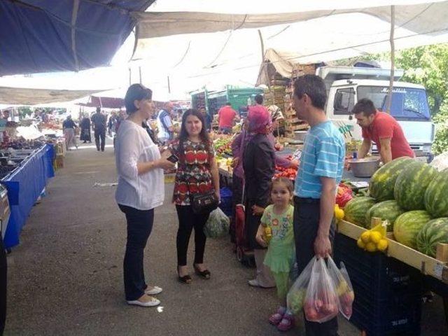 Başkan Güneş, Saltukova Pazar Yerini Gezdi