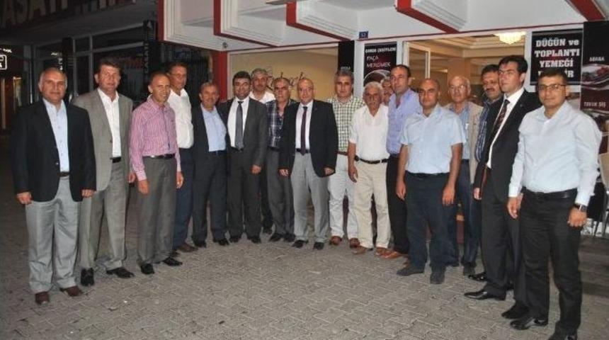 Ak Parti İl Başkanı Özden, İlçe Başkanları İle Bir Araya Geldi