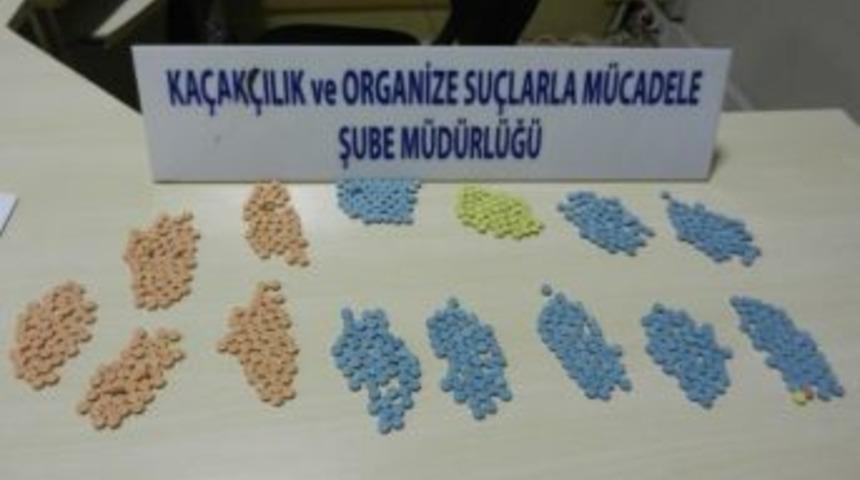 Uşak&rsquo;ta Uyuşturucu Hap Operasyonu
