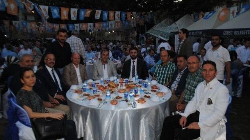 Ak Parti G&uuml;rsu Teşkilatının İftarına Yoğun İlgi