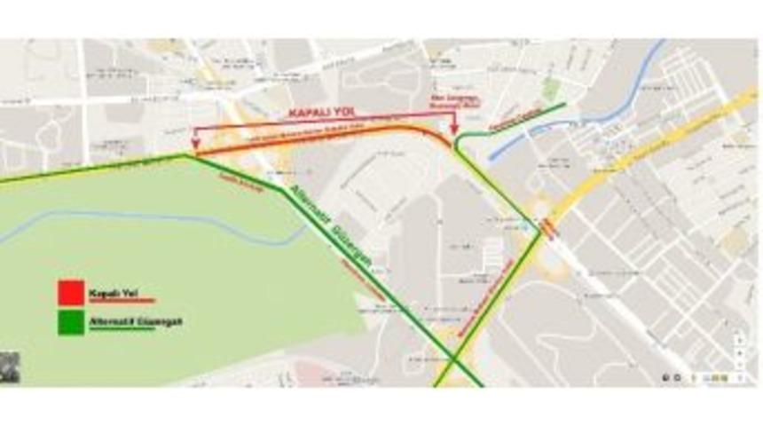 İstanbul Yolu'nda İ&ccedil;me Suyu &Ccedil;alışması