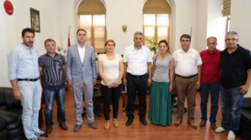 Diyarbakır B&uuml;y&uuml;kşehir Belediyespor&rsquo;da Tso&rsquo;ya Ziyaret