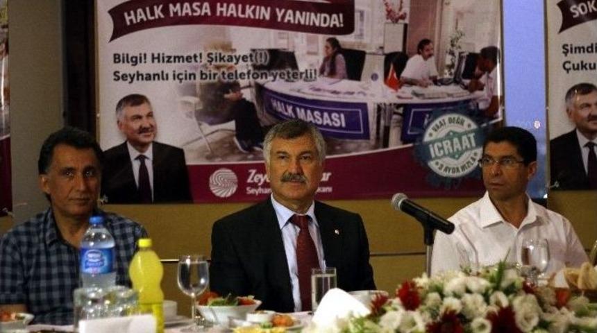 Zeydan Karalar Basın Mensupları İle İftarda Bir Araya Geldi