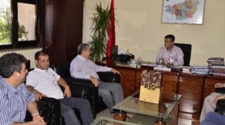 Marangozlar Sitesi Y&ouml;netiminden B&uuml;y&uuml;kşehir Belediyesi'ne Ziyaret