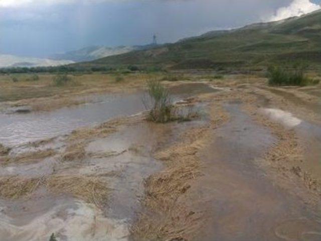 Karlıova da Aşırı Yağış Sele Neden Oldu 2