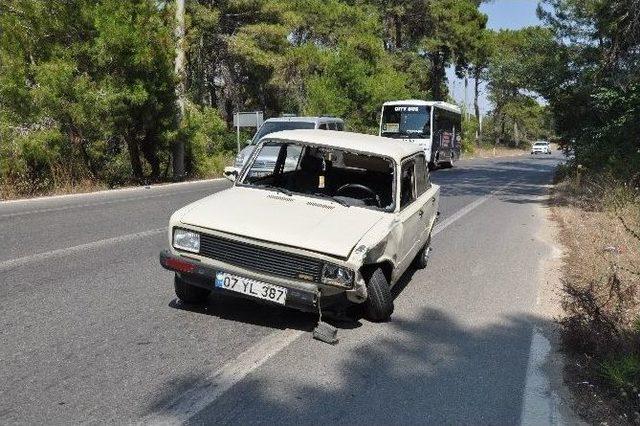 Çocuk Sürücüler Kaza Yaptı: 2 Yaralı