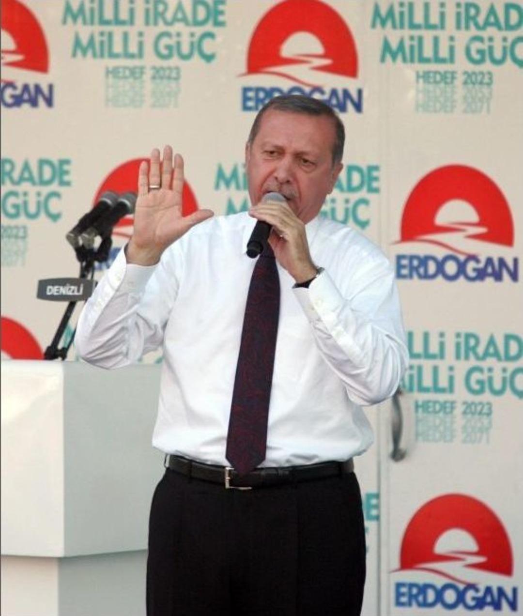 Cumhurbaşkanı Adayı Ve Başbakan Erdoğan Denizli'de