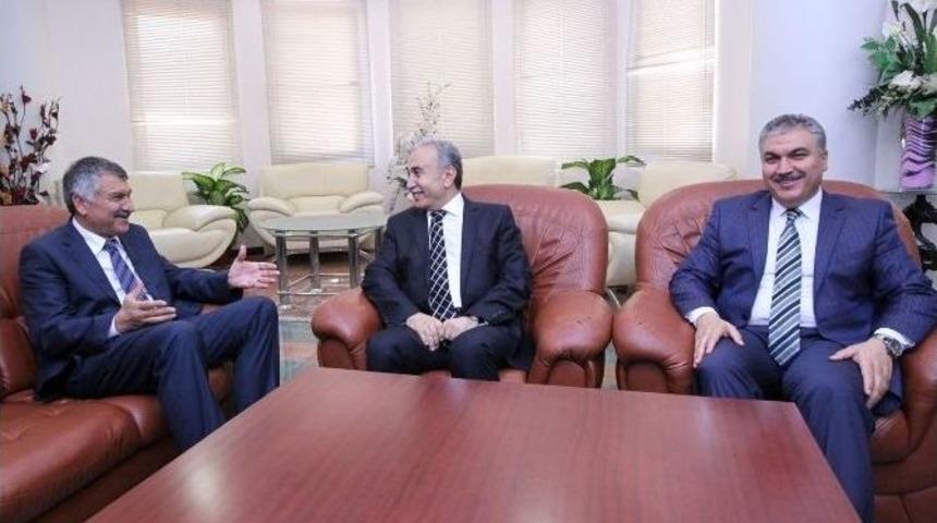 Vali B&uuml;y&uuml;k'ten Başkan Karalar'a İade-i Ziyaret