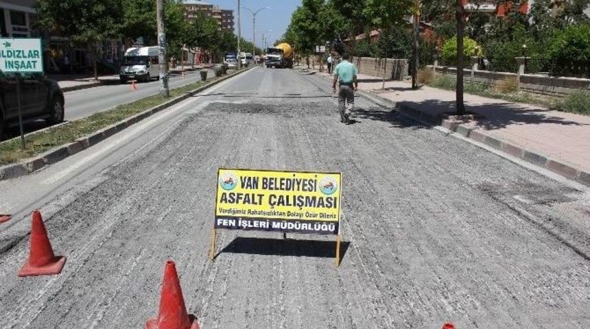 Van B&uuml;y&uuml;kşehir Belediyesi&rsquo;nden Hummalı &Ccedil;alışma