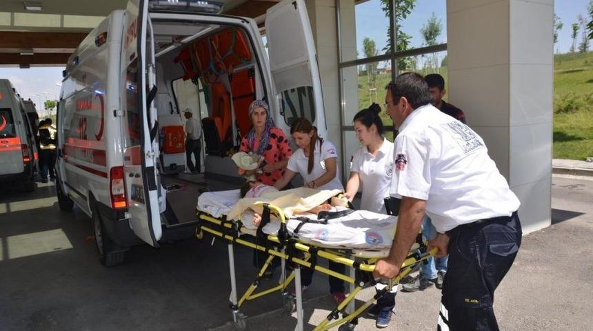 Karaman'da &Uuml;zerine &Ccedil;aydanlık Devrilen &Ccedil;ocuk Yaralandı