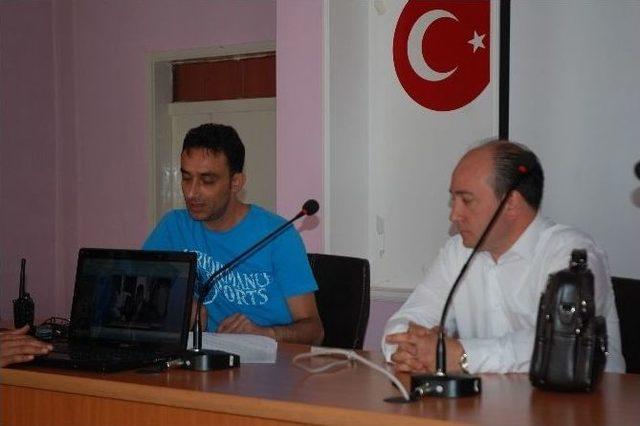 Malkara Polisi, Bankaların G&uuml;venlik Personeline Dolandırıcılık &Ouml;nleme Eğitimi Verdi 1