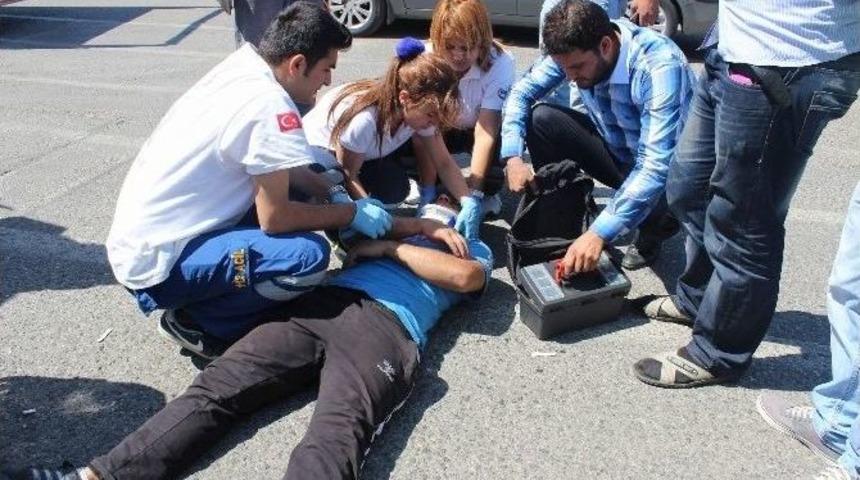 Trafik Uygulamasından Ka&ccedil;arken Kaza Yaptı