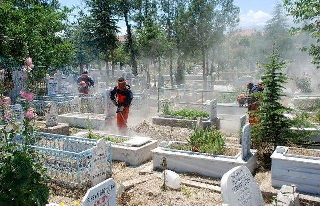 Konya Büyükşehir Bin 600 Mezarlığa Hizmet Vermeye Başladı