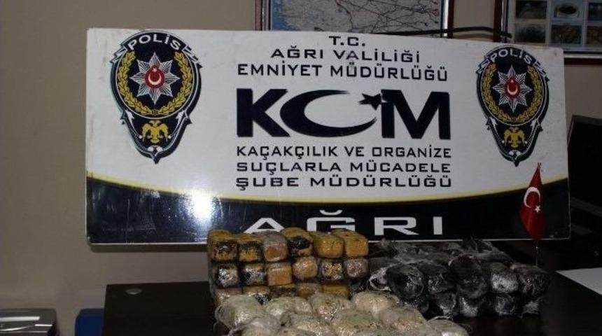 Ağrı'da Uyuşturucu Operasyonu