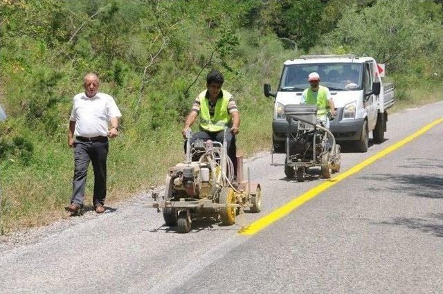 Büyükşehir’den Spil Dağı Yoluna Yenileme