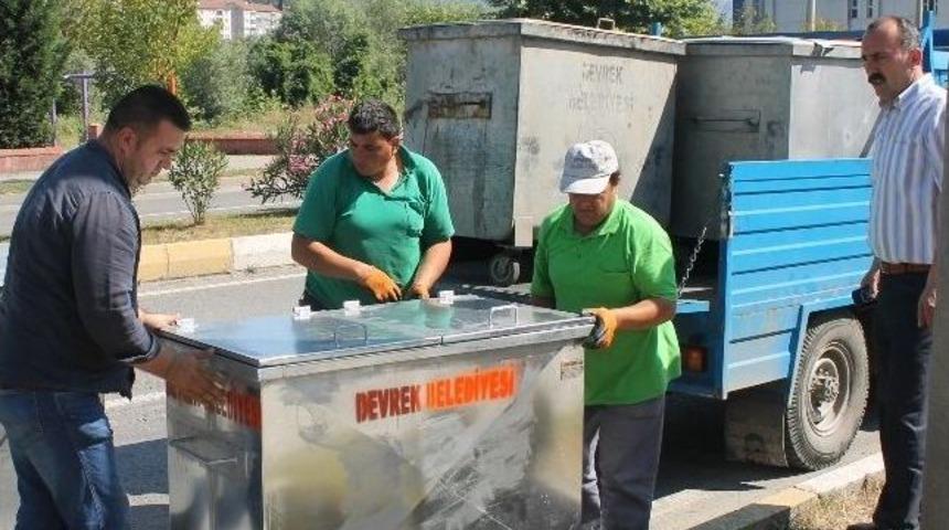 Devrek Belediyesi &Ccedil;evre D&uuml;zenleme &Ccedil;alışmalarına Devam Ediyor