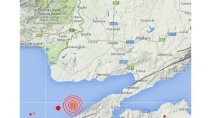 Saros K&ouml;rfezi'nde Deprem