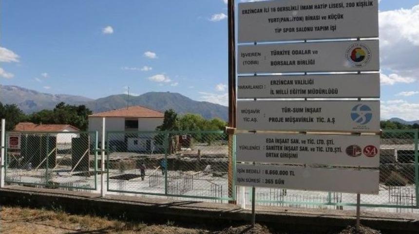 Tobb Binali Yıldırım İmam Hatip Lisesi&rsquo;nin Temelleri Atıldı