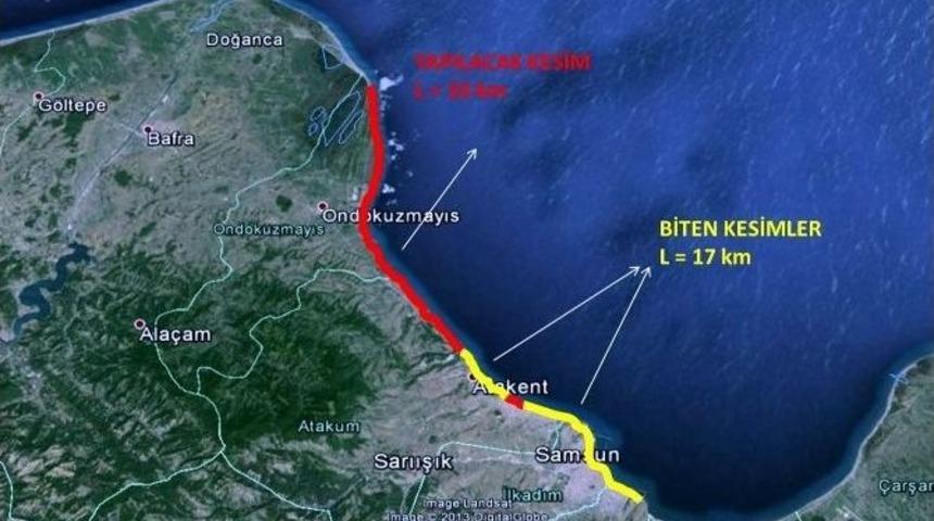 "sahil Yolu, Sinop&rsquo;a Alternatif Yol Değil"