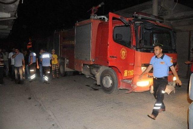 Cizre’de Sahur Vakti Çıkan Yangın Korkuttu