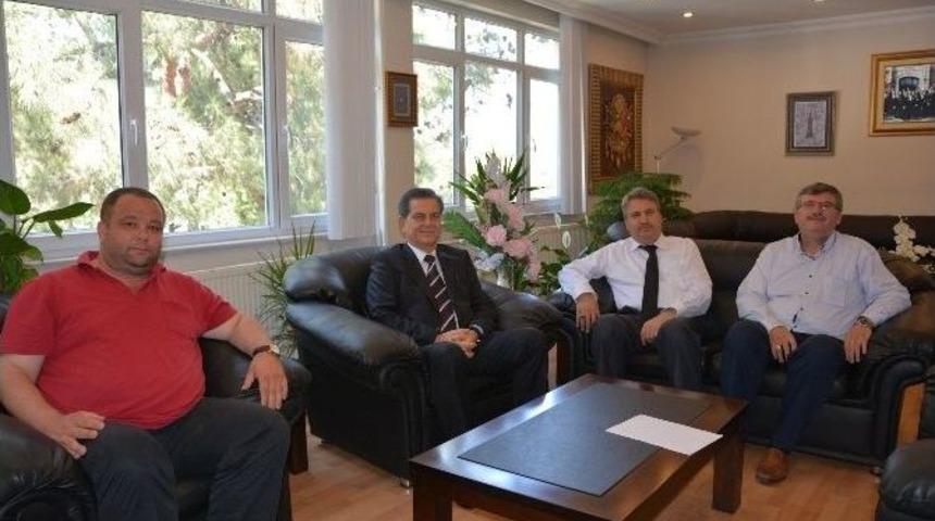 Emniyet M&uuml;d&uuml;r&uuml; Ceren'den Başkan &Ccedil;er&ccedil;i'ye Ziyaret