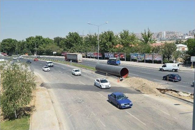 İstanbul Yolu'nda İçme Suyu Çalışması