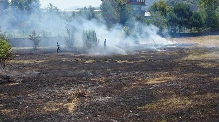 &Ccedil;alılık Yangını T&uuml;p Deposuna Sı&ccedil;ramadan S&ouml;nd&uuml;r&uuml;ld&uuml;
