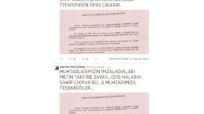 Başkan G&ouml;k&ccedil;ek Twitter&rsquo;dan Duyurdu