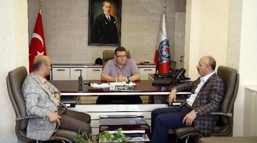 Başkan Altunay&rsquo;dan İl&ccedil;e Emniyet M&uuml;d&uuml;r&uuml; Kayadelen'e Ziyaret