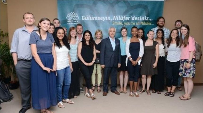 Amerikalı &Ouml;ğrenciler Bozbey&rsquo;i Ziyaret Etti