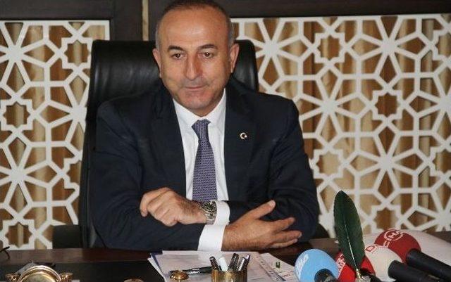 Bakan Çavuşoğlu, Taba-amcham Başkanı Zeynep Dereli’yi Kabul Etti