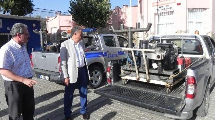 &Ouml;demiş Belediyesi Haşereyle Savaş Başlatıyor