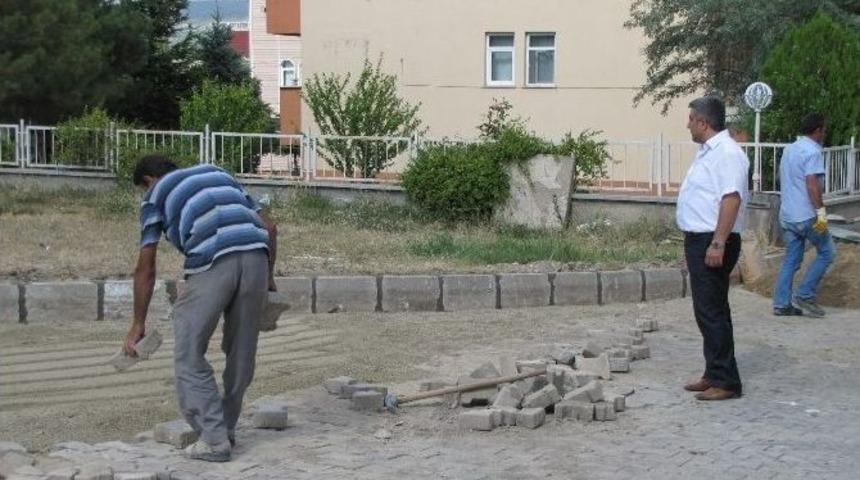 Hisarcık Belediyesi'nden Kavşak Genişletme &Ccedil;alışması