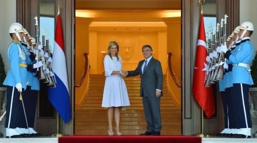 Cumhurbaşkanı G&uuml;l, Hollanda Krali&ccedil;esi Maxima İle G&ouml;r&uuml;şt&uuml;