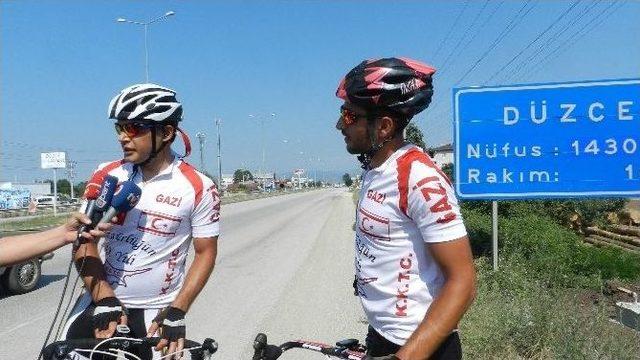 Kıbrıs Barış Harekatı nın 40. Yılında, Bisikletle Kıbrıs a Gidiyorlar 1