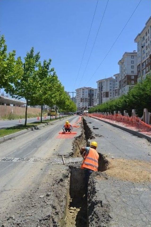 &Ccedil;orlu da Elektrik Telleri Yerin Altına Alınıyor 1