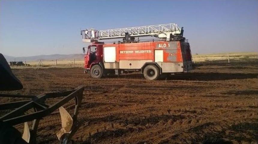 Beyşehir&rsquo;de 200 Dekarlık Ekili Alan K&uuml;l Oldu