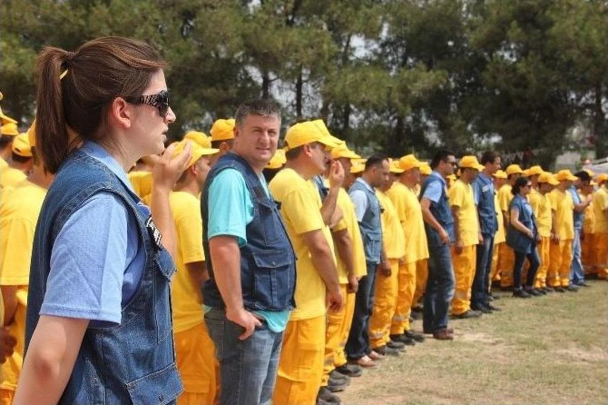 Yangın Savaş&ccedil;ıları Sertifikalarını Aldı